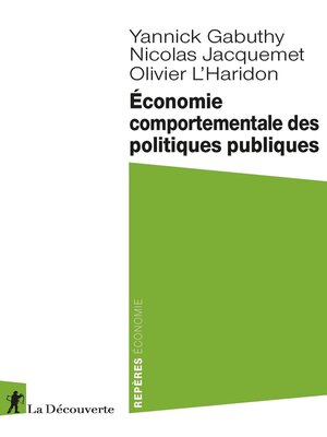 cover image of Économie comportementale des politiques publiques